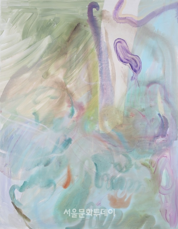 무제 untitled_116.8×91cm_Color on silk layered canvas_2020 (사진=갤러리도올)