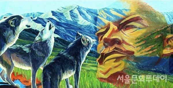 ▲강운, '익명의 땅3', 1992 (사진=전남도립미술관 제공)