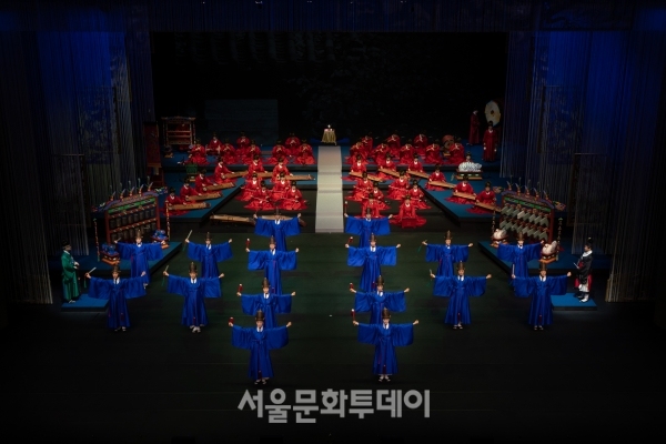 ▲국립국악원 ‘종묘제례악’ 공연 모습