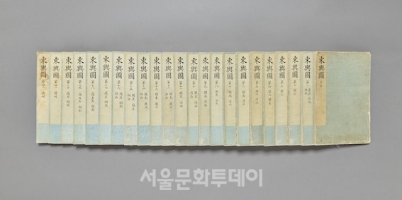 ▲김정호가 제작한 필사본 전국지도, 《동여도》, 1856~1872년(보물)