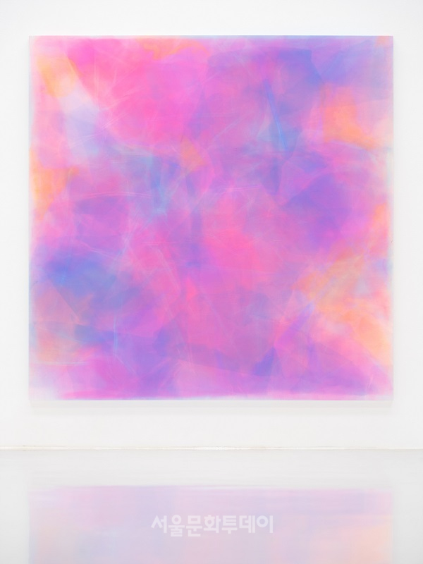 김택상_The milky way in my heart(내 마음 속 은하수)22-1,water acrylic on canvas,183x182cm,2022