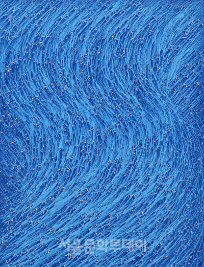 ▲물의 초상(2306012), 2023, Natural pigments on canvas, 116x89cm (사진=아트조선)